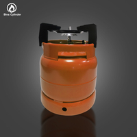 Bina 3kg Empty LPG Gas Cylinders Gas Bottle For Nigeria Home Cooking